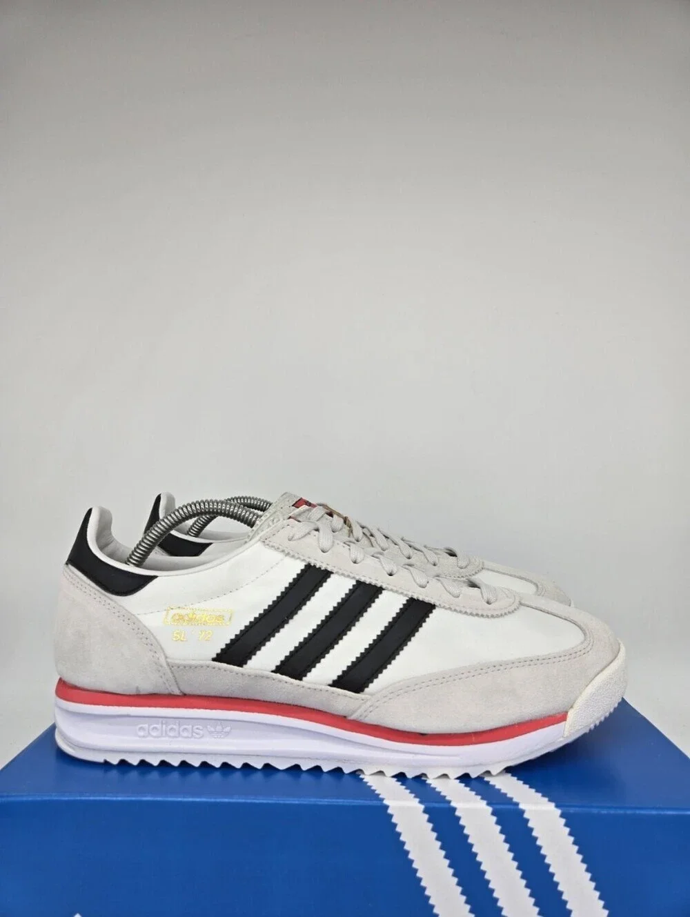 adidas Men's SL 72 RS JS0746 Cloud White Core Black Shoes Size 11